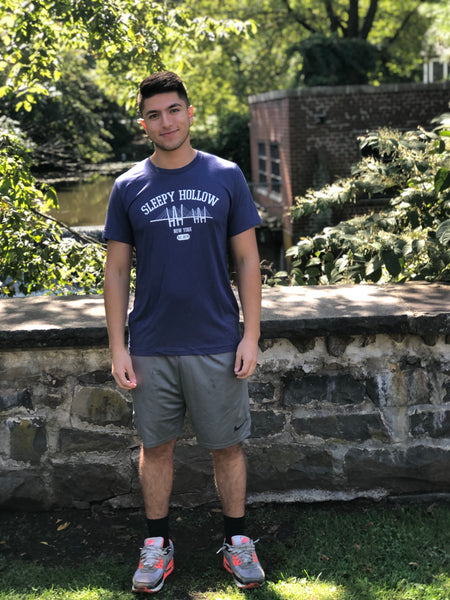 SLEEPY HOLLOW TEE SHIRT -  VINTAGE NAVY