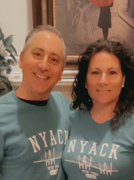 NYACK LONG SLEEVE TEE SHIRT - SLATE BLUE