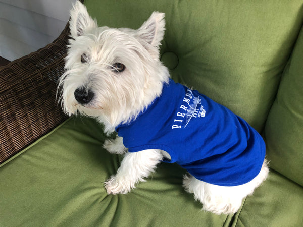 PIERMONT DOGGY TANK  - ROYAL BLUE