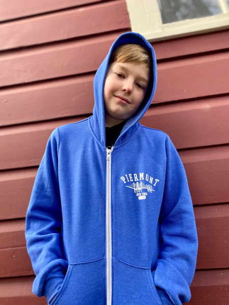 PIERMONT ZIP HOODIE YOUTH - ROYAL BLUE