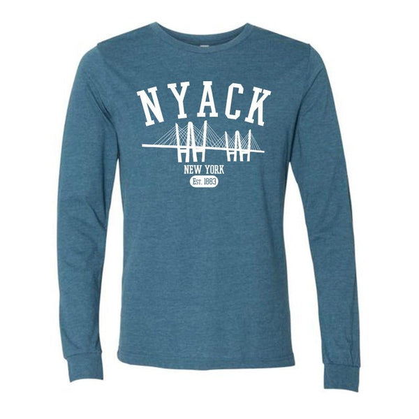 NYACK LONG SLEEVE TEE SHIRT - DEEP TEAL