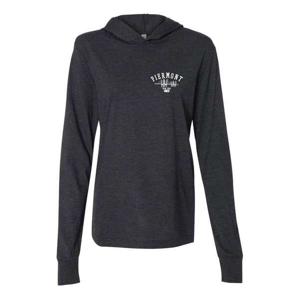 PIERMONT HOODIE TEE - CHARCOAL BLACK
