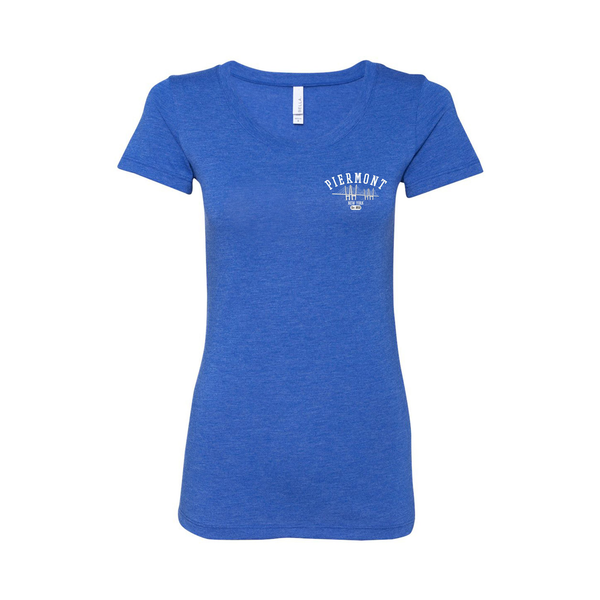 PIERMONT WOMENS TEE SHIRT -  ROYAL BLUE