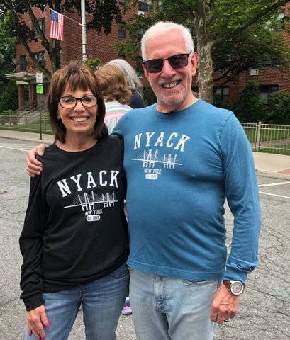 NYACK LONG SLEEVE TEE SHIRT - CHARCOAL BLACK