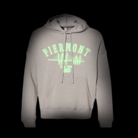 PIERMONT YOUTH GLOW IN THE DARK HOODIE -  ROCK SOLID STONE