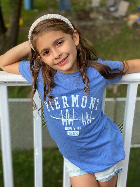 PIERMONT TODDLER SHORT SLEEVE TEE  - SOFT BLUE