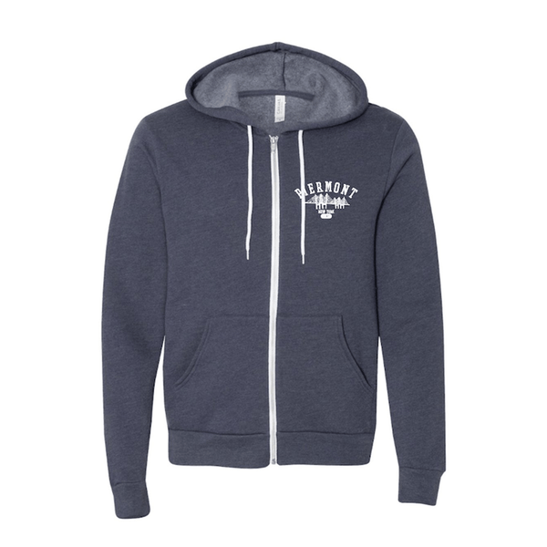 PIERMONT ZIP HOODIE - MIDNIGHT BLUE