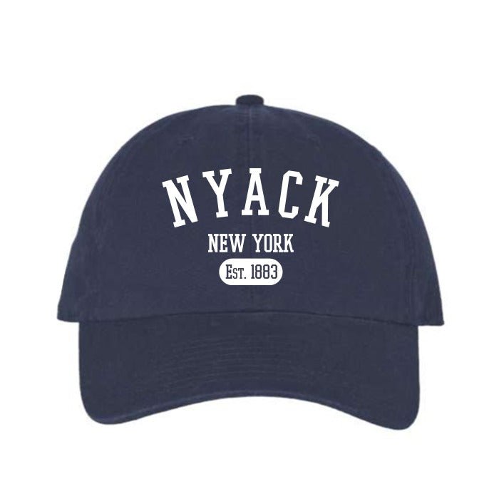 NYACK BASEBALL CAP - DISTRESSED NAVY