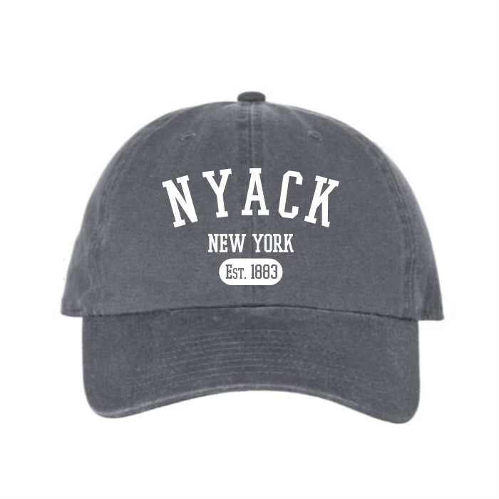 NYACK BASEBALL CAP -  SMOKY CHARCOAL