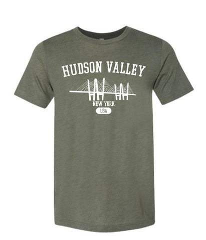 HUDSON VALLEY TEE SHIRT -  MILITARY GREEN