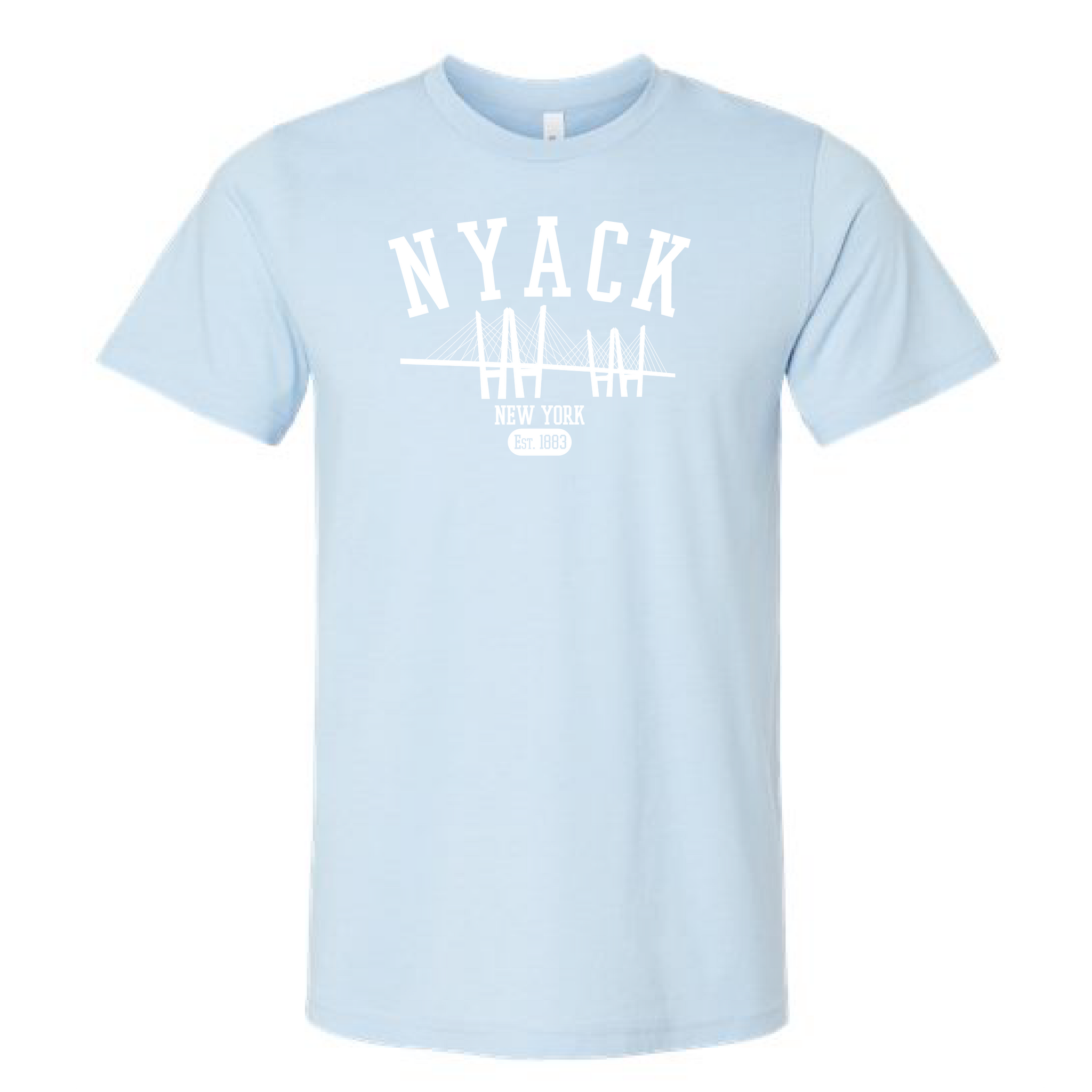 NYACK SHORT SLEEVE TEE SHIRT - BABY BLUE