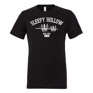 SLEEPY HOLLOW TEE SHIRT -  CHARCOAL BLACK