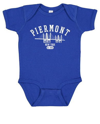 PIERMONT BABY ONESIE - ROYAL BLUE