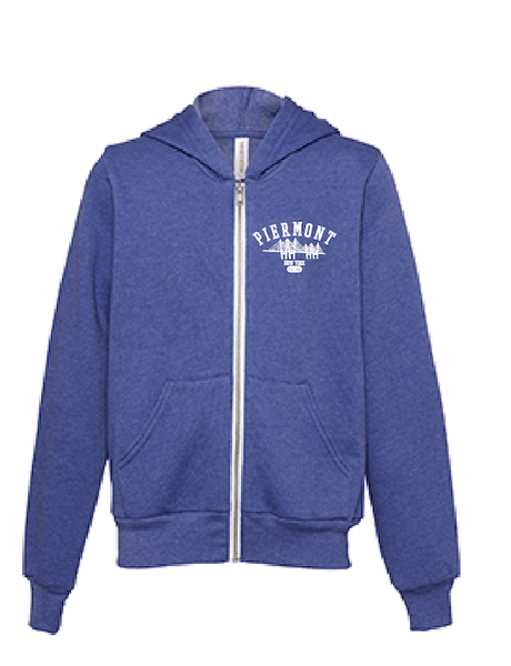 PIERMONT ZIP HOODIE YOUTH - ROYAL BLUE