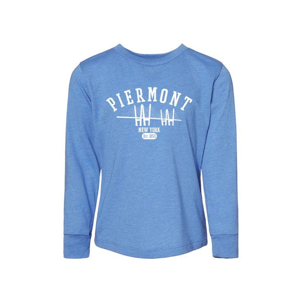 PIERMONT TODDLER LONG SLEEVE  TEE - SOFT BLUE