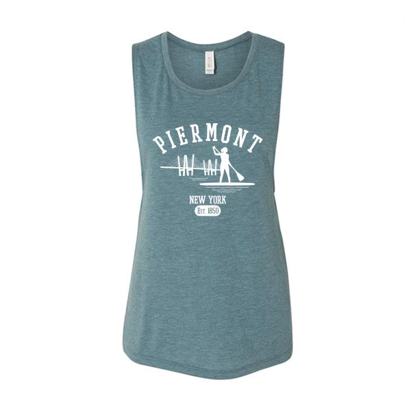 PIERMONT PADDLE BOARDER TANK -  DEEP TEAL
