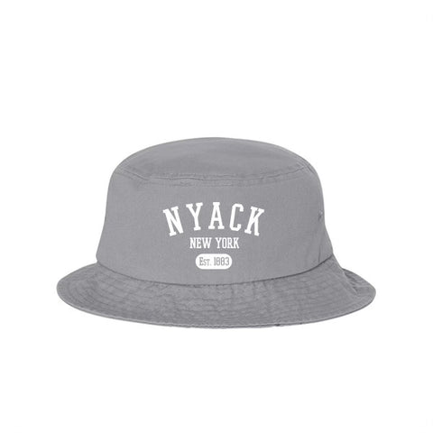 NYACK BUCKET HAT - PALE GREY