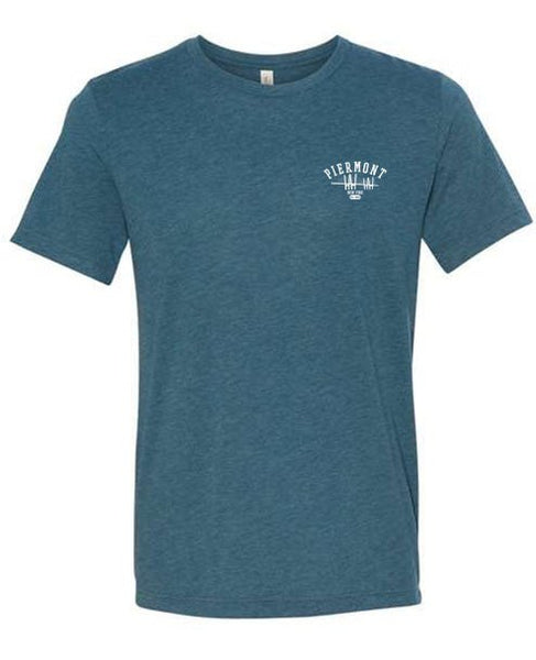 PIERMONT TEE SHIRT -  DEEP TEAL with small logo